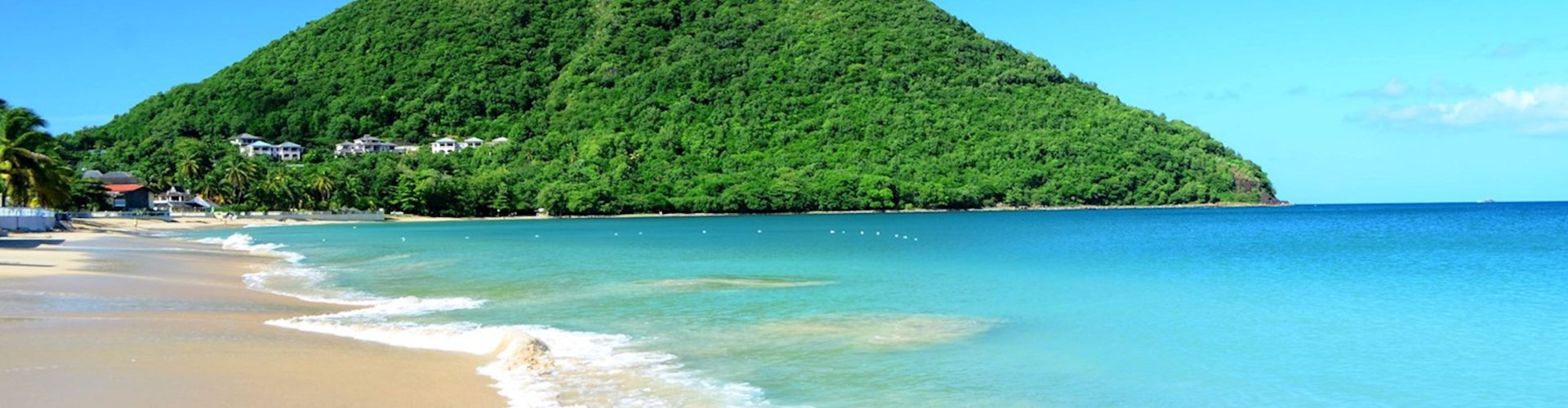 Saint Lucia guest rooms and landscapes