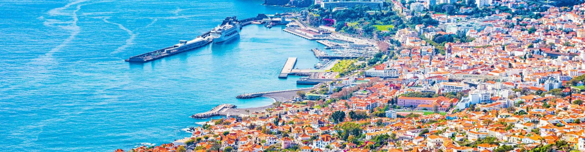 Sunset view of Funchal skyline