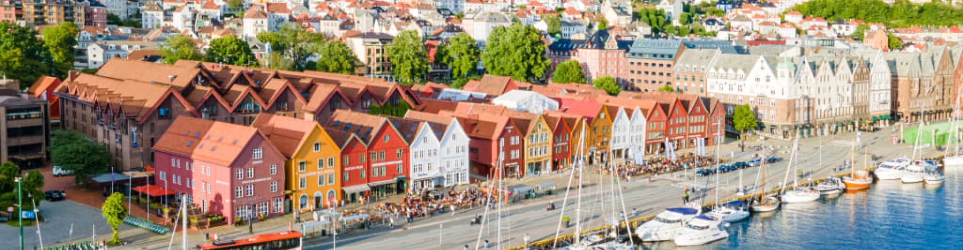 Scenic Bergen cityscape