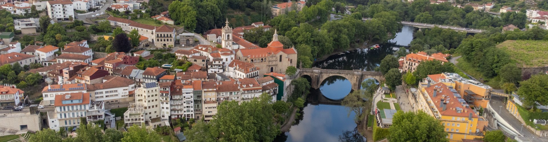 Scenic landscape of Amarante, PT