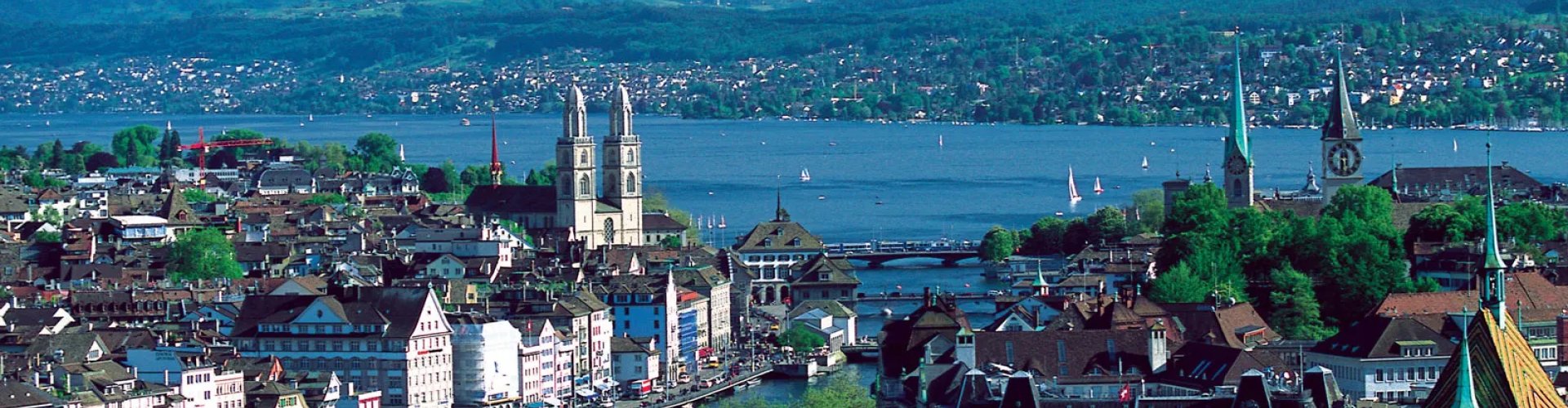 Scenic landscape in Zürich