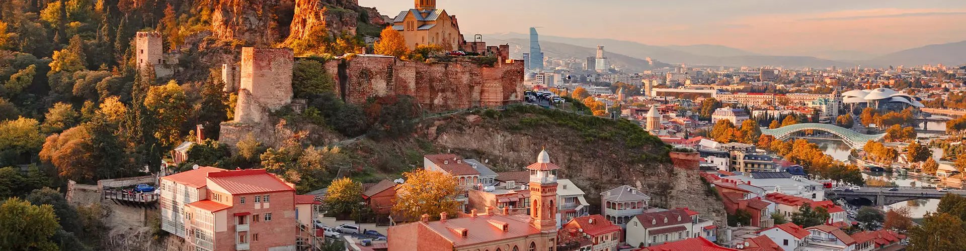 Scenic view of Tbilisi