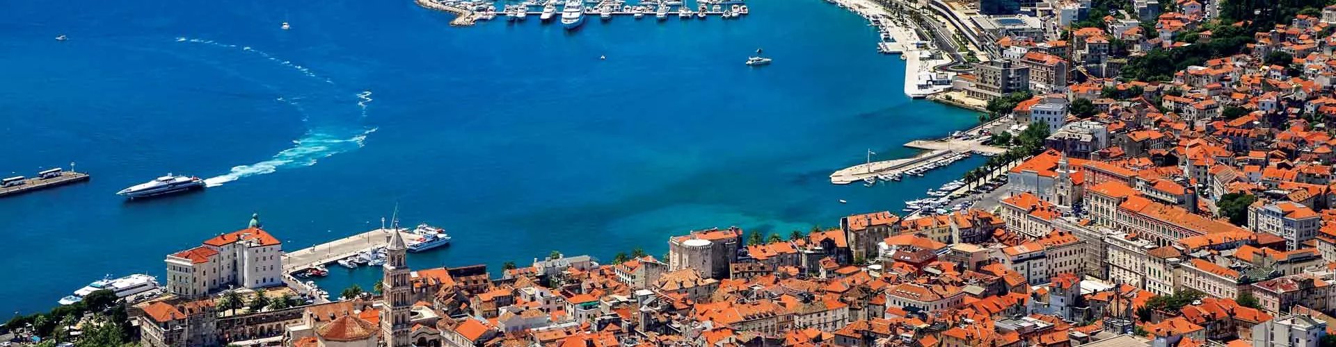 Scenic view of Split, HR