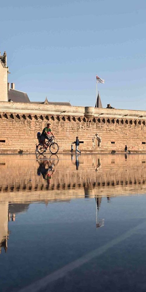 Public transport and bikes in Nantes